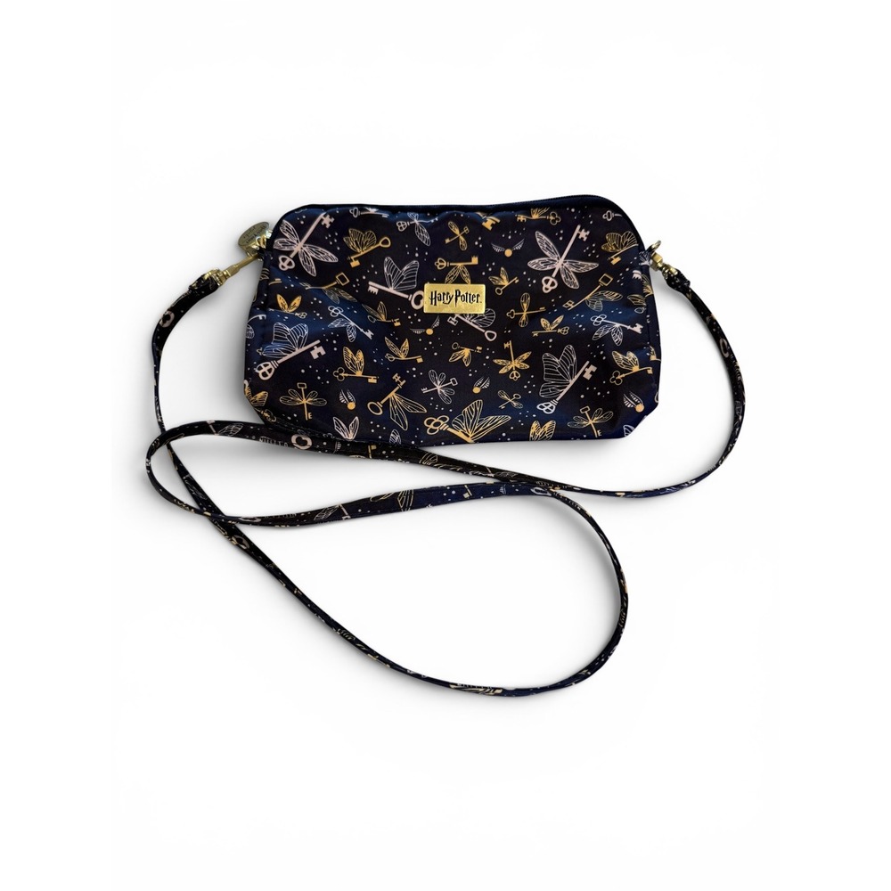 Harry Potter JuJuBe Flying Keys Crossbody Bag Navy Gold Wizarding World Pouch